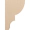 Ekena Millwork 10"W x 20"D x 30"H Classic Ridgewood Rough Cedar Woodgrain TimberThane Corbel, Primed Tan CORUR10X20X30RIDRCPR - alternate 3